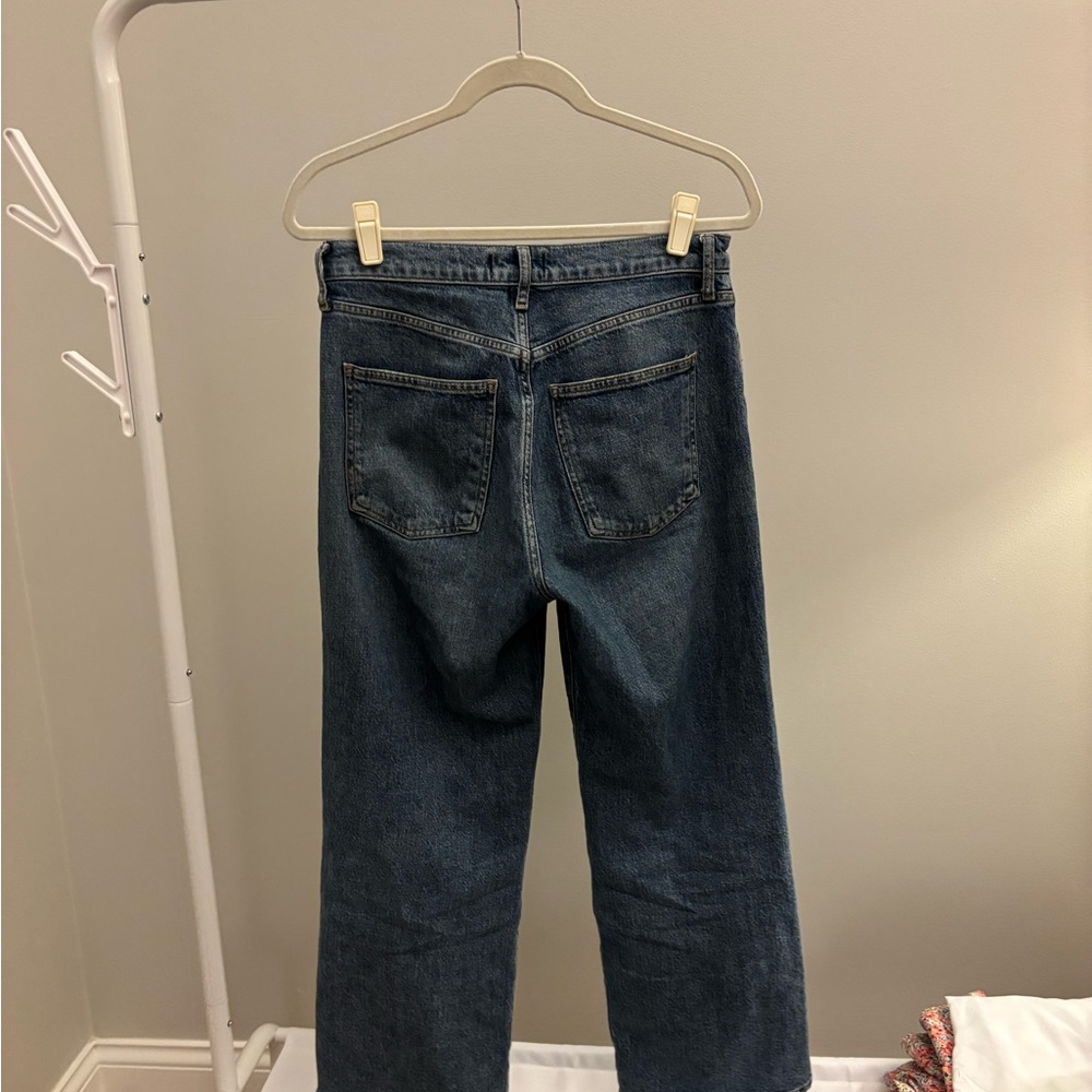 Agolde Wide Leg Harper High Rise Blue Jeans | Size 27 - Picture 6 of 8